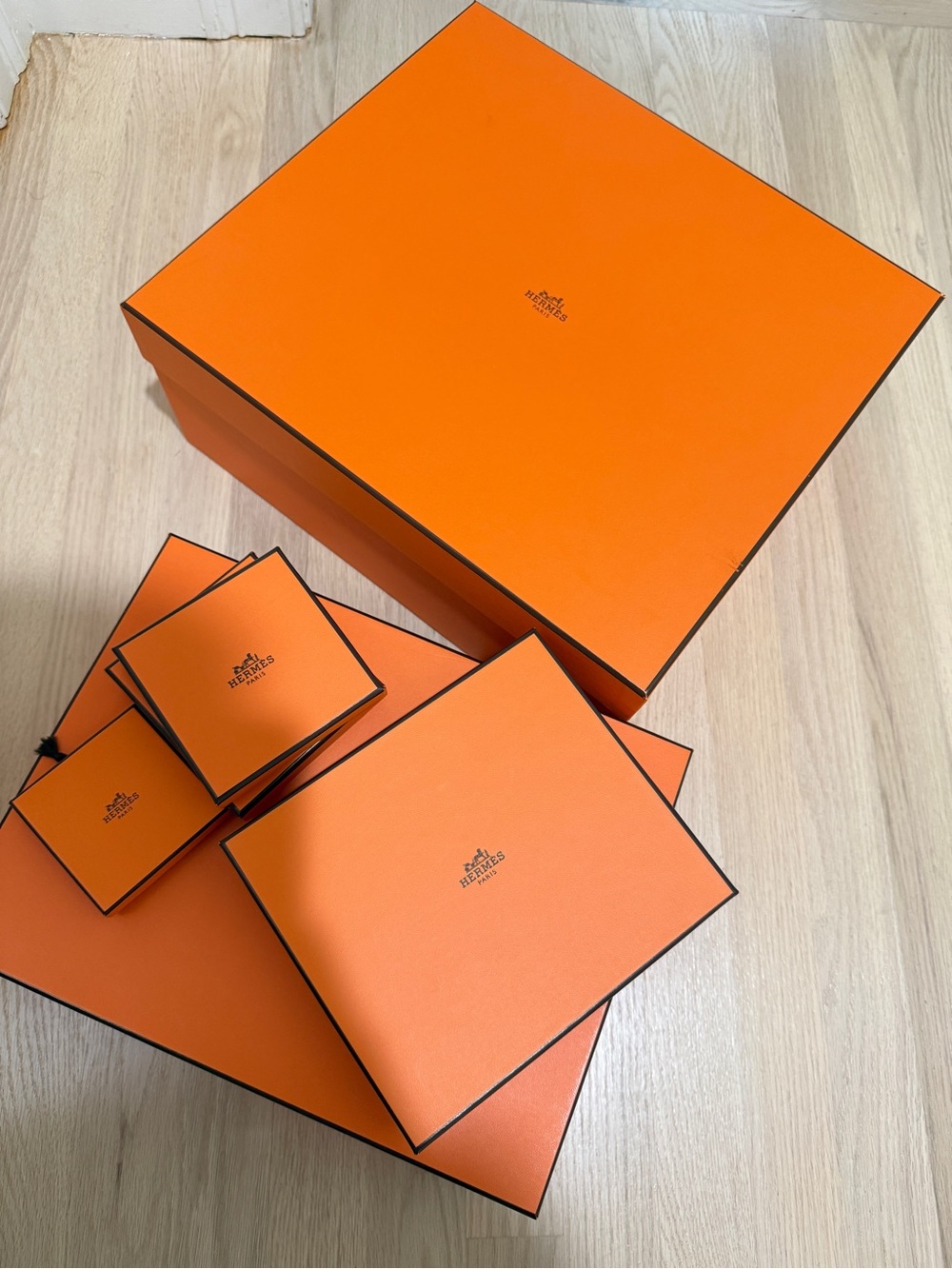 Hermes Orange Signature Gift Boxes